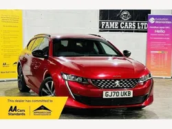 Red Used 2020 Peugeot 508 GT-line Estate | £8,000
