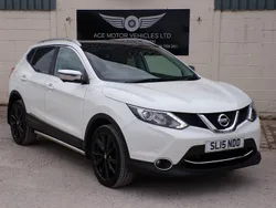 White Used 2015 Nissan Qashqai Tekna SUV | £7,999 (Fair price)