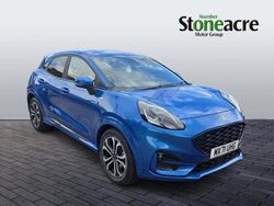 Blue Used 2021 Ford Puma Gen-E ST-Line Hatchback | £13,791 (Fair price)
