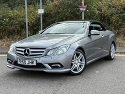 Silver Used 2010 Mercedes E350 Cabriolet | £4,650 (Fair price)