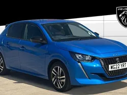 Blue Used 2022 Peugeot 208 Allure Premium Hatchback | £15,023 (Fair price)