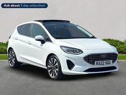 White Used 2022 Ford Fiesta Titanium Hatchback | £14,999 (Fair price)