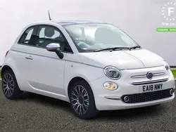 White Used 2018 Fiat 500 Collezione Hatchback | £8,399 (Fair price)