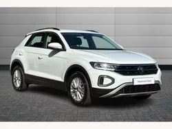 Pure white Used 2023 VW T-Roc Life SUV | £21,450 (Fair price)