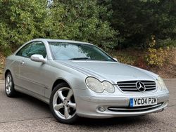 Silver Used 2004 Mercedes CLK270 Avantgarde Coupe | £1,999