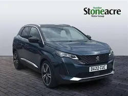 Blue Used 2022 Peugeot 3008 Premium SUV | £18,495 (Fair price)