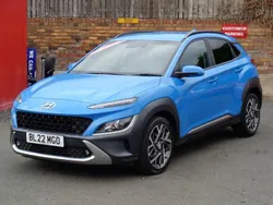 Blue Used 2022 Hyundai Kona Premium SUV | £16,800 (Fair price)
