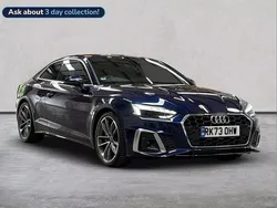 Blue Used 2023 Audi A5 S-Line Coupe | £28,563 (Good price)