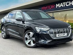 Black Used 2021 Audi e-tron S-Line SUV | £23,690 (Good price)