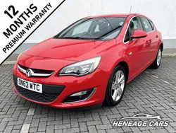 Red Used 2012 Vauxhall Astra SRi Hatchback | £3,500 (Fair price)