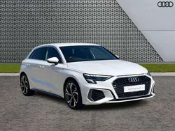 White Used 2022 Audi A3 S-Line Hatchback | £20,595 (A bit pricey)