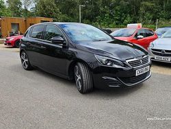 Black Used 2016 Peugeot 308 GT Hatchback | £5,995 (Fair price)