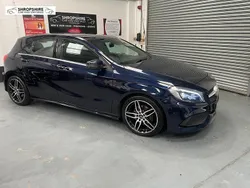 Blue Used 2018 Mercedes A200 AMG line Hatchback | £12,299 (Fair price)