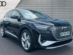 Black Used 2025 Audi Q4 e-tron S-Line SUV | £34,490