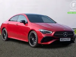 Red Used 2024 Mercedes CLA180 AMG Line Premium Plus Sedan | £29,599 (Good price)