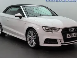 Used 2017 Audi A3 Cabriolet S-Line Cabriolet | £14,100 (Fair price)
