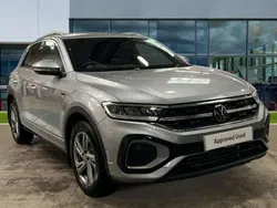 Pyrite silver metallic Used 2022 VW T-Roc R-line SUV | £25,303 (Fair price)
