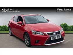 Red Used 2015 Lexus CT200h Hatchback | £11,990 (Fair price)