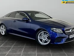 Blue Used 2020 Mercedes E220 AMG Line Premium Coupe | £22,895 (Good price)