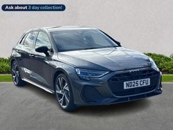 Grey New 2025 Audi A3 Black Edition Hatchback | £32,360 (Fair price)
