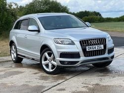Silver Used 2014 Audi Q7 S-line plus SUV | £10,999 (Super price)