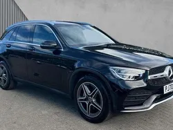 Black Used 2020 Mercedes GLC300e AMG line SUV | £25,718 (Fair price)