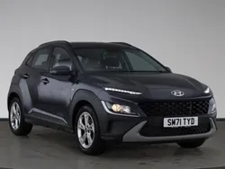 Metallic grey Used 2022 Hyundai Kona SE SUV | £13,090 (Good price)