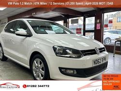 White Used 2012 VW Polo Match Hatchback | £5,395 (Fair price)