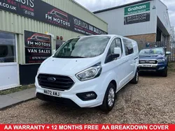 White Used 2022 Ford Transit Custom Limited Van | £20,200 (A bit pricey)