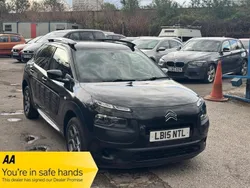 Black Used 2015 Citroën C4 Cactus Feel Hatchback | £2,189