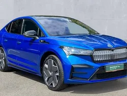 Race blue Used 2024 Skoda Enyaq iV vRS SUV | £33,404 (Super price)