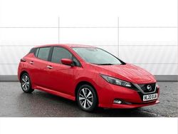 Red Used 2019 Nissan Leaf Acenta Hatchback | £7,190 (Fair price)