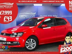 Red Used 2015 VW Polo SE Hatchback | £7,999 (Fair price)