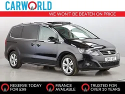Black Used 2017 Seat Alhambra SE MPV | £12,400 (Fair price)