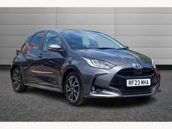 Grey Used 2023 Toyota Yaris Hybrid Design Hatchback | £17,100 (Fair price)