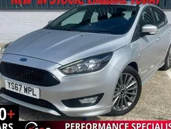 Silver Used 2017 Ford Focus ST-Line Hatchback | £9,000 (Fair price)