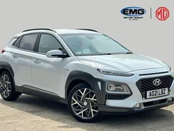 White Used 2021 Hyundai Kona Premium SE SUV | £16,499 (Fair price)