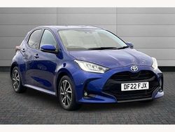 Blue Used 2022 Toyota Yaris Hybrid Design Hatchback | £16,995 (Fair price)