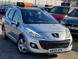Silver Used 2009 Peugeot 207 Sport Estate | £2,975 (Fair price)