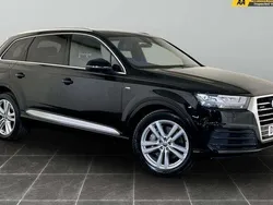 Black Used 2017 Audi Q7 S-Line SUV | £21,995 (Good price)