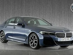 Blue Used 2022 BMW 520 M Sport | £28,420 (Fair price)