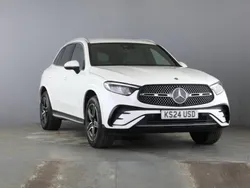White Used 2024 Mercedes GLC300e AMG line Estate | £46,400