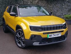 Yellow Used 2024 Jeep Avenger EV Summit SUV | £19,998 (Fair price)