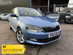 Blue Used 2017 Skoda Fabia SE L Hatchback | £10,995 (Fair price)