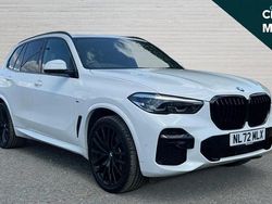 White Used 2022 BMW X5 M Sport SUV | £44,780 (Good price)