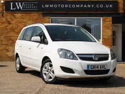 White Used 2014 Vauxhall Zafira MPV | £3,295 (Good price)
