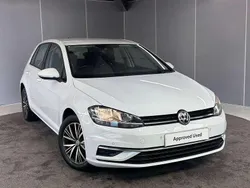 White Used 2017 VW Golf VII SE Hatchback | £10,995 (Fair price)