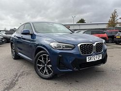 Blue Used 2022 BMW X4 M Sport SUV | £35,811 (Good price)
