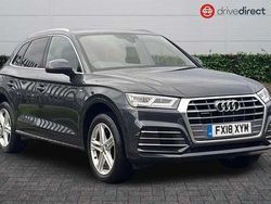 Grey Used 2018 Audi Q5 S-Line SUV | £19,333 (Good price)