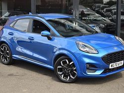 Desert island blue Used 2020 Ford Puma ST-Line X SUV | £13,990 (Fair price)